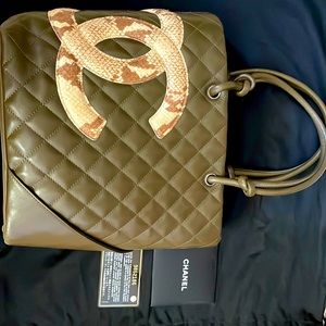 Chanel Cambon with python CC